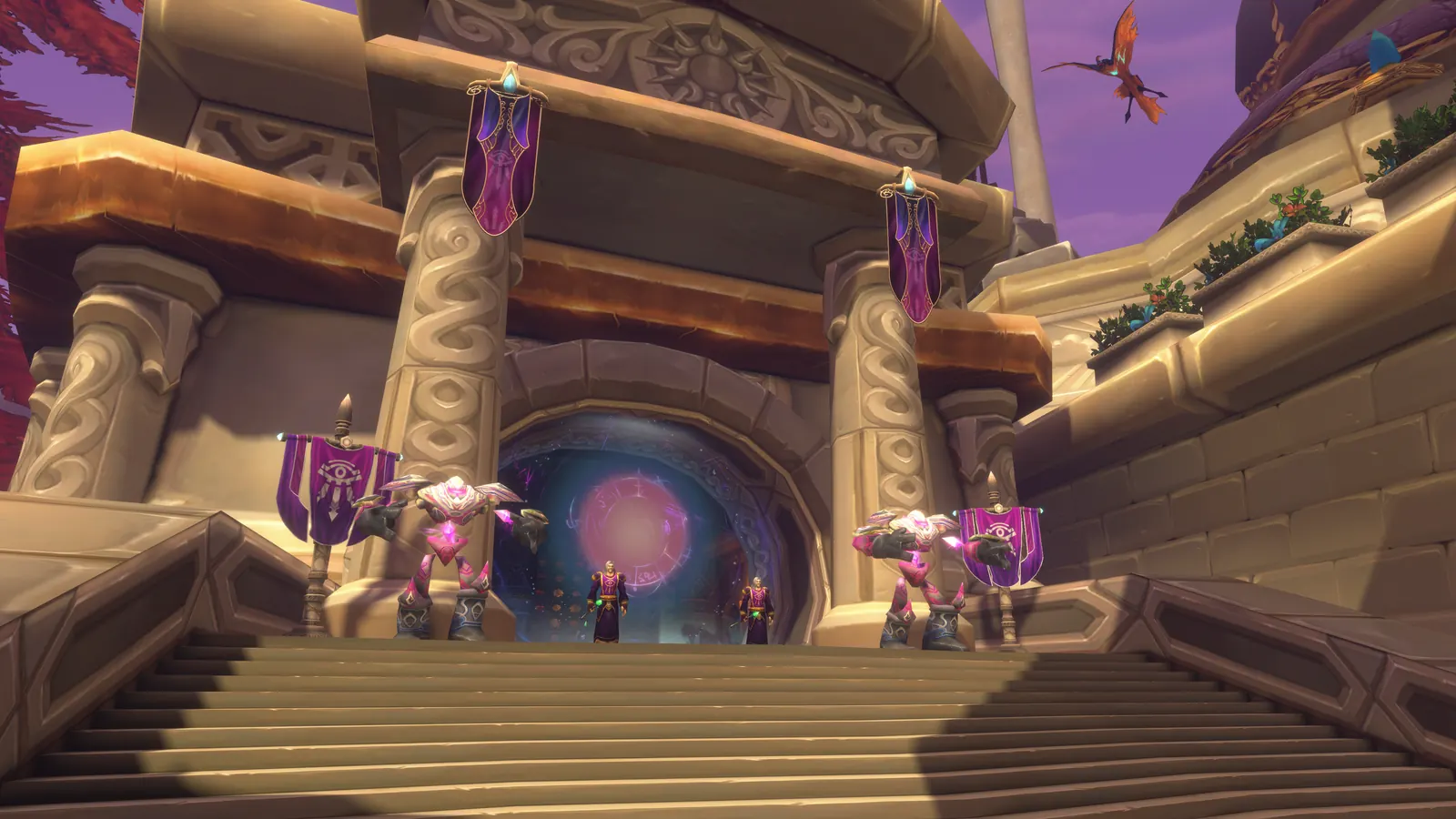 City of Dalaran, 28–33, with the barrier down